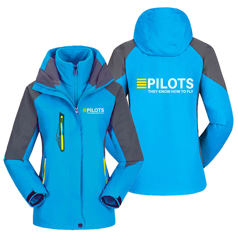 Pilots They Know How To Fly Designed Thick "WOMEN" Skiing Jackets