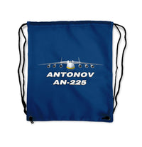 Thumbnail for Antonov AN-225 (16) Designed Drawstring Bags