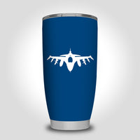 Thumbnail for Fighter Jet 16 Silhouette Designed Tumbler Travel Mugs