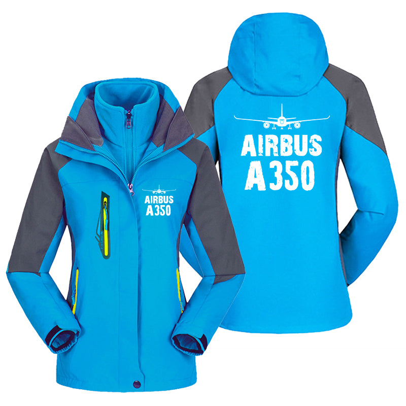 Airbus A350 & Plane Designed Thick "WOMEN" Skiing Jackets