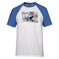 Thumbnail for US Air Force Show Fighter Jet 16 Designed Raglan T-Shirts