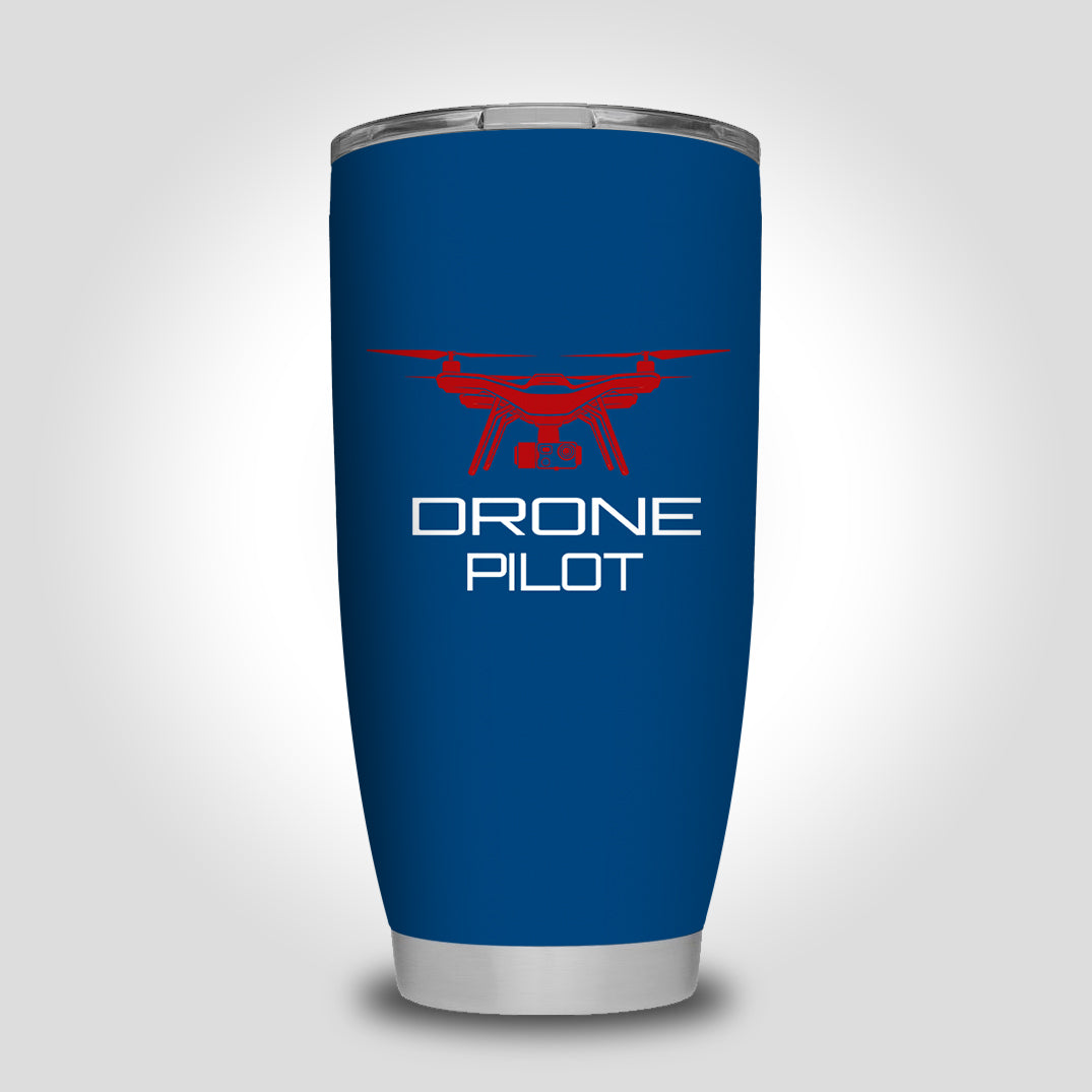 Drone Pilot Designed Tumbler Travel Mugs