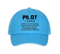 Thumbnail for Pilot [Noun] Designed Hats Pilot Eyes Store Blue 