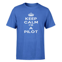 Thumbnail for Keep Calm I'm a Pilot Designed T-Shirts