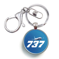 Thumbnail for Super Boeing 737-800 Designed Circle Key Chains