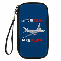 Thumbnail for Let Your Dreams Take Flight Designed Travel Cases & Wallets