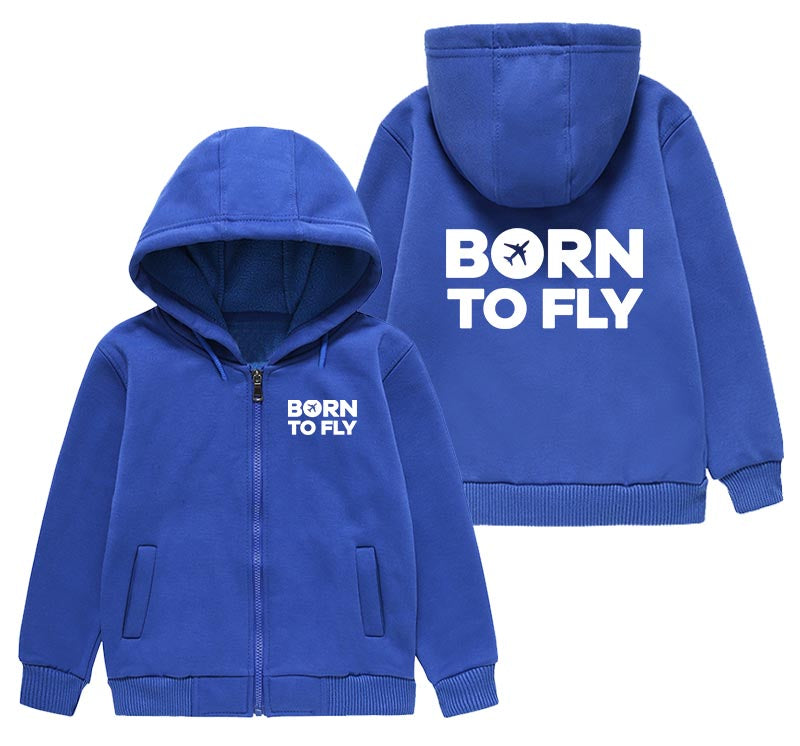 Born To Fly Special Designed "CHILDREN" Zipped Hoodies