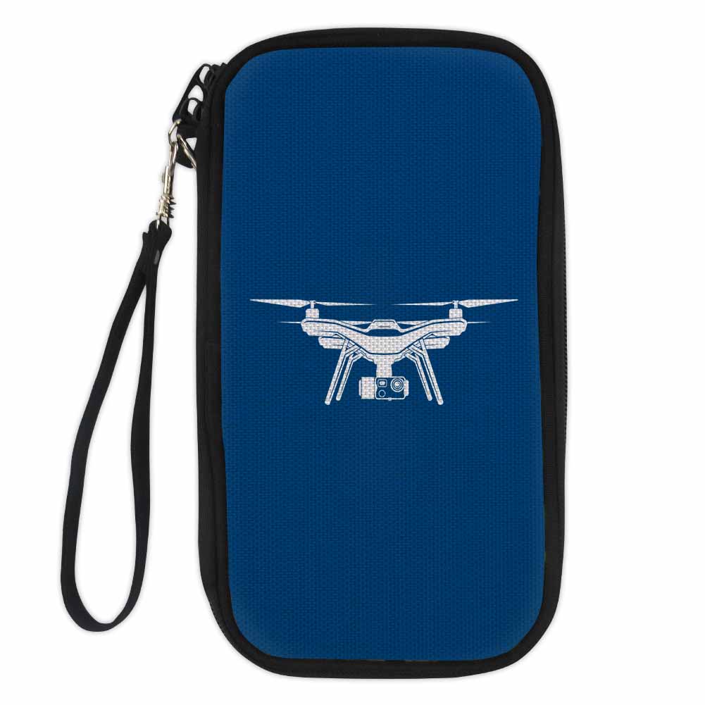 Drone Silhouette Designed Travel Cases & Wallets