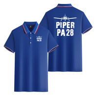 Thumbnail for Piper PA28 & Plane Designed Stylish Polo T-Shirts (Double-Side)