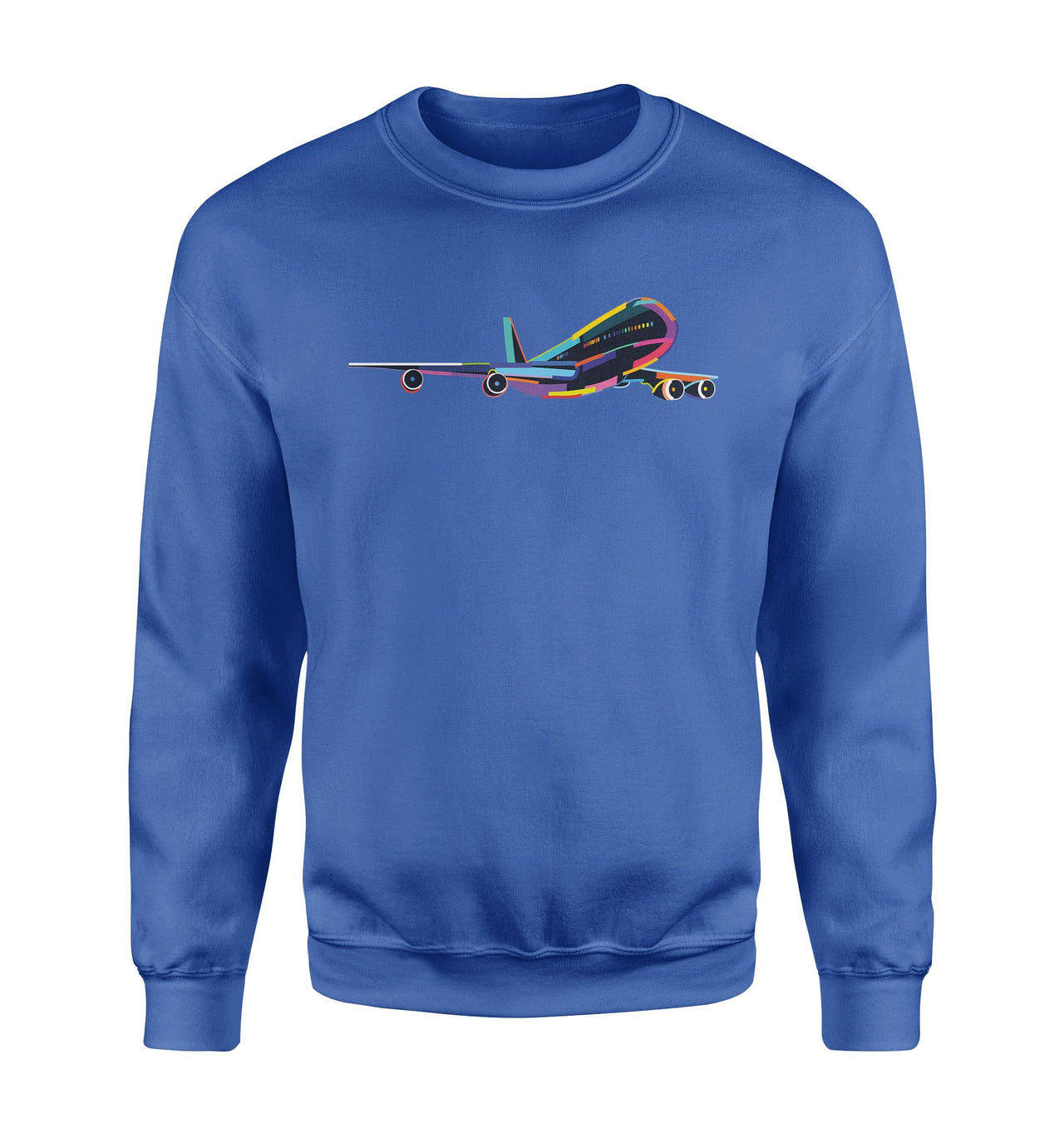 Multicolor Airplane Designed Sweatshirts