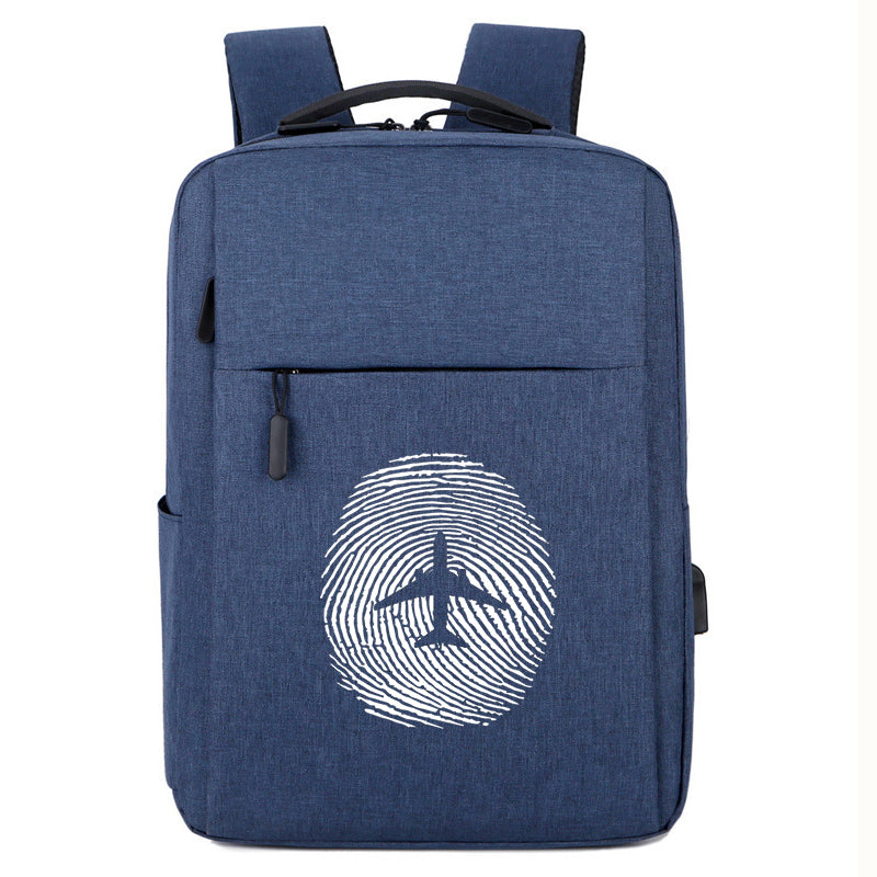 Aviation Finger Print Designed Super Travel Bags