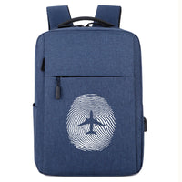 Thumbnail for Aviation Finger Print Designed Super Travel Bags