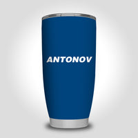 Thumbnail for Antonov & Text Designed Tumbler Travel Mugs