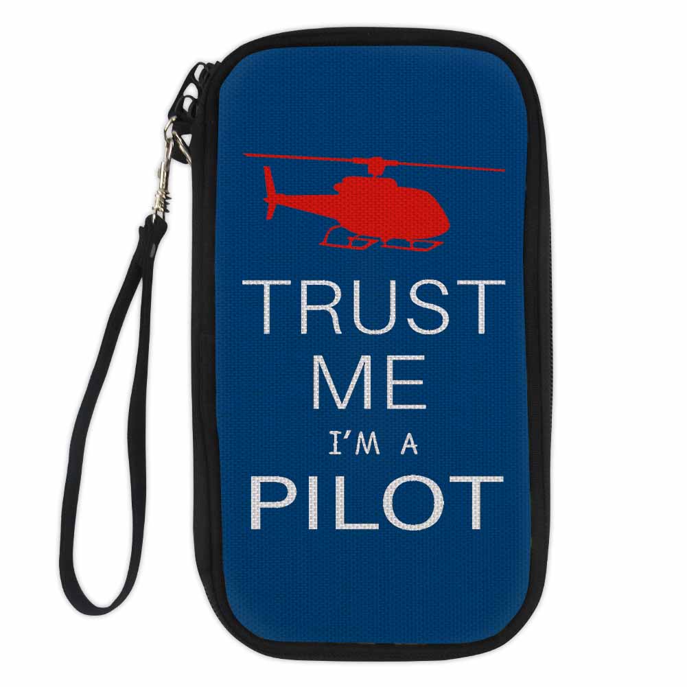 Trust Me I'm a Pilot (Helicopter) Designed Travel Cases & Wallets