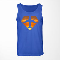 Thumbnail for Supermen of The Skies (Sunset) Designed Tank Tops