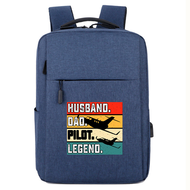 Husband & Dad & Pilot & Legend Designed Super Travel Bags