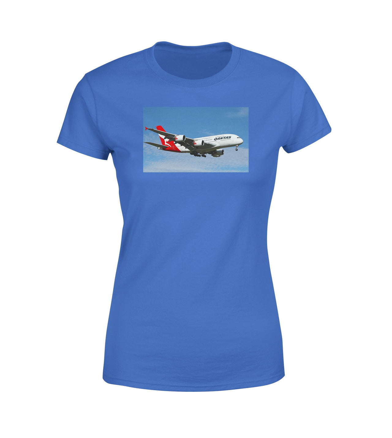 Landing Qantas A380 Designed Women T-Shirts