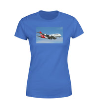 Thumbnail for Landing Qantas A380 Designed Women T-Shirts
