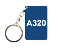 Thumbnail for A320 Flat Text Designed Key Chains