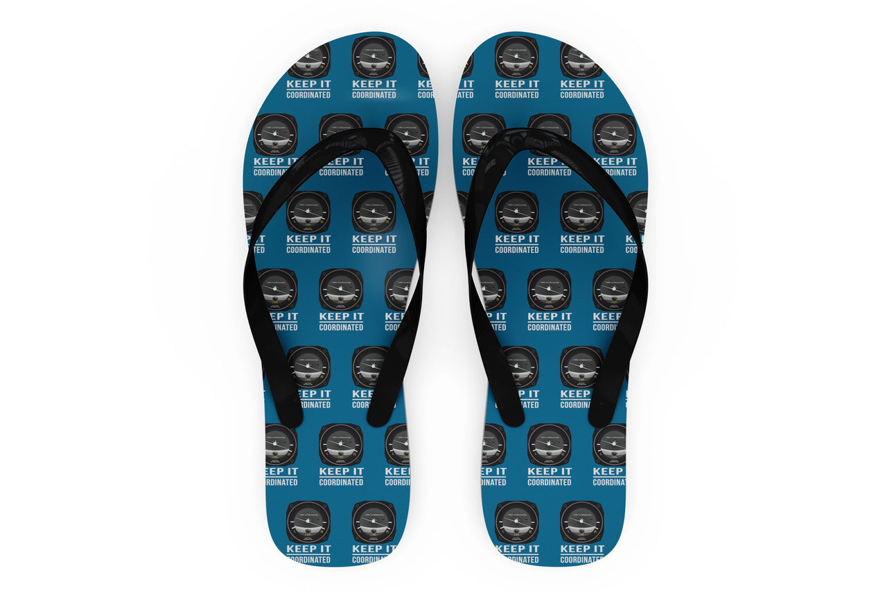 Keep It Coordinated Designed Slippers (Flip Flops)