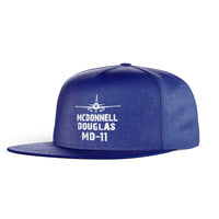 Thumbnail for McDonnell Douglas MD-11 & Plane Designed Snapback Caps & Hats
