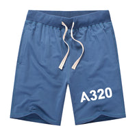 Thumbnail for A320 Flat Text Designed Cotton Shorts