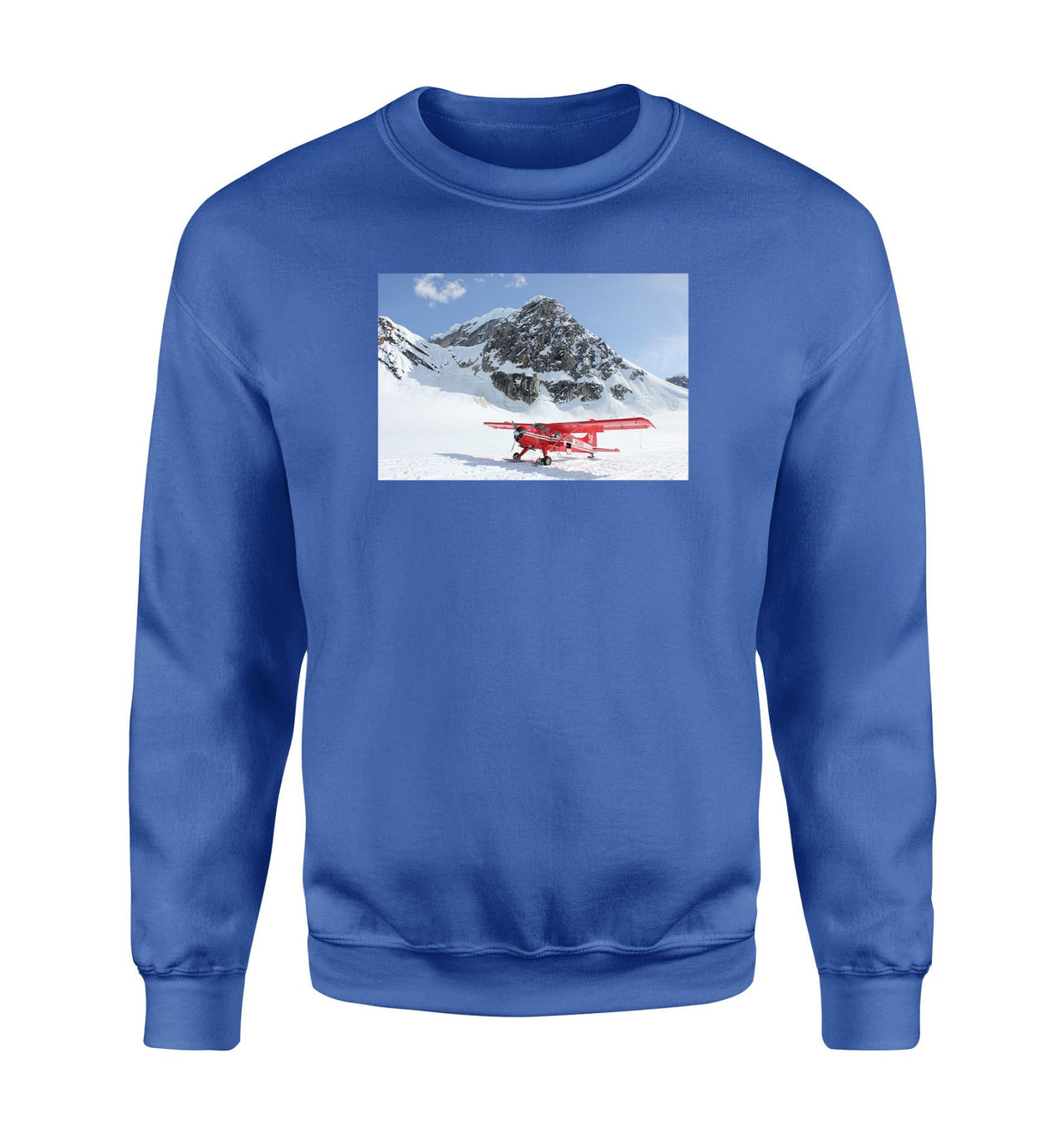 Amazing Snow Airplane Designed Sweatshirts
