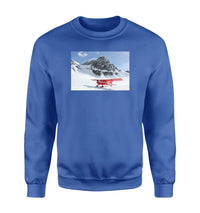 Thumbnail for Amazing Snow Airplane Designed Sweatshirts