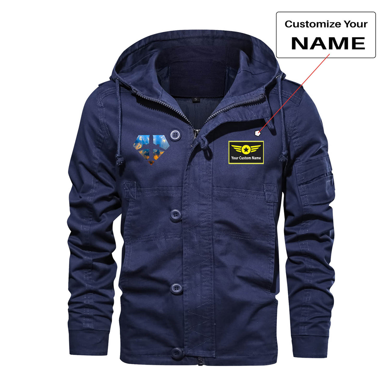 Supermen of The Skies (Sunrise) Designed Cotton Jackets