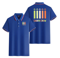 Thumbnail for Colourful Cabin Crew Designed Stylish Polo T-Shirts (Double-Side)