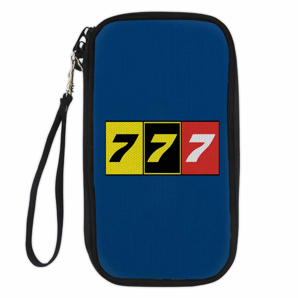 Flat Colourful 777 Designed Travel Cases & Wallets