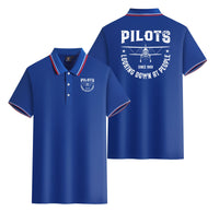 Thumbnail for Pilots Looking Down at People Since 1903 Designed Stylish Polo T-Shirts (Double-Side)