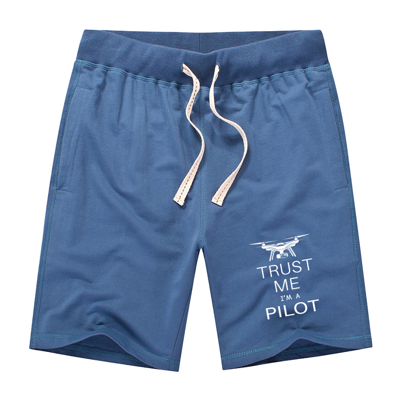 Trust Me I'm a Pilot (Drone) Designed Cotton Shorts