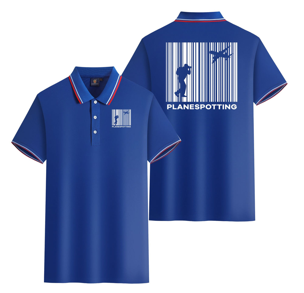 Planespotting Designed Stylish Polo T-Shirts (Double-Side)