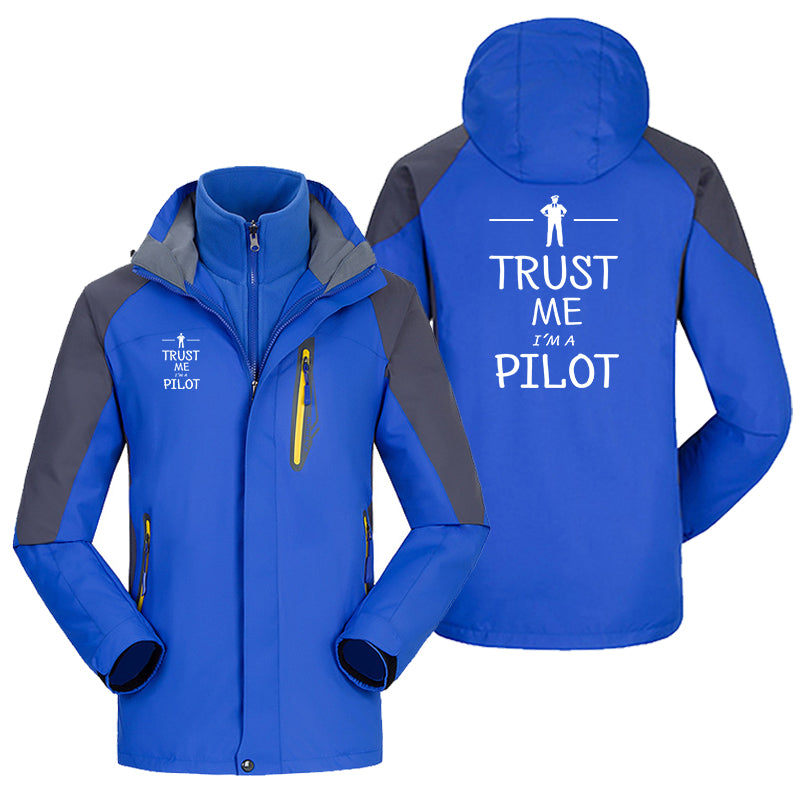 Trust Me I'm a Pilot Designed Thick Skiing Jackets