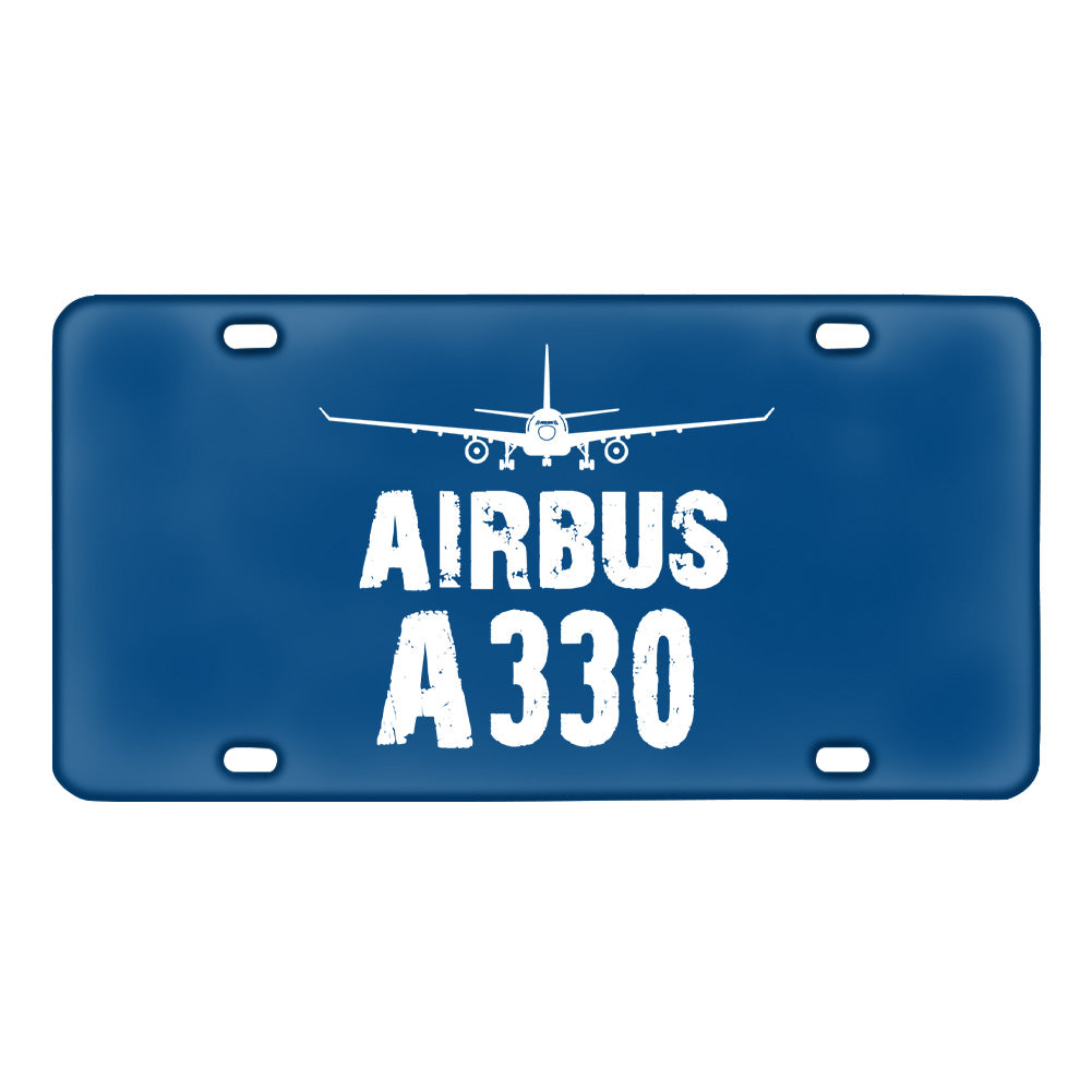 Airbus A330 & Plane Designed Metal (License) Plates