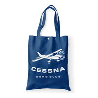 Thumbnail for Cessna Aeroclub Designed Tote Bags