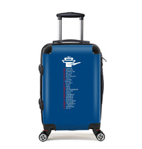 Thumbnail for Aviation Alphabet Designed Cabin Size Luggages