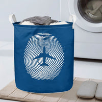 Thumbnail for Aviation Finger Print Designed Laundry Baskets