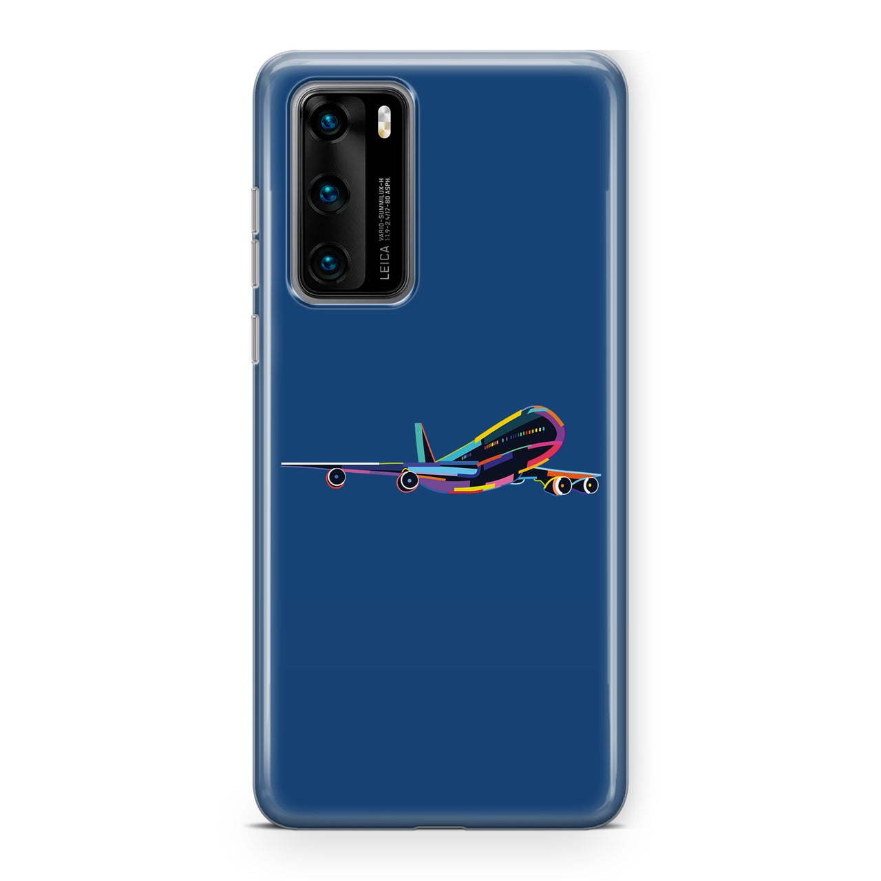 Multicolor Airplane Designed Huawei Cases