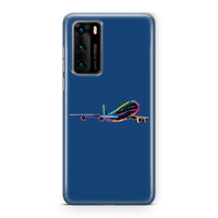 Thumbnail for Multicolor Airplane Designed Huawei Cases