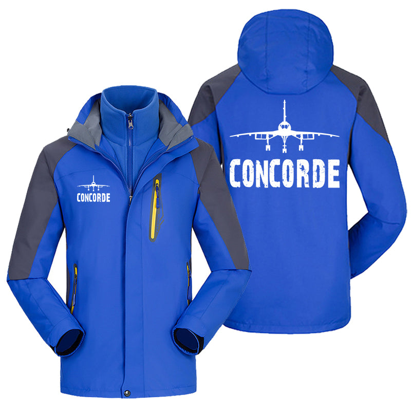Concorde & Plane Designed Thick Skiing Jackets