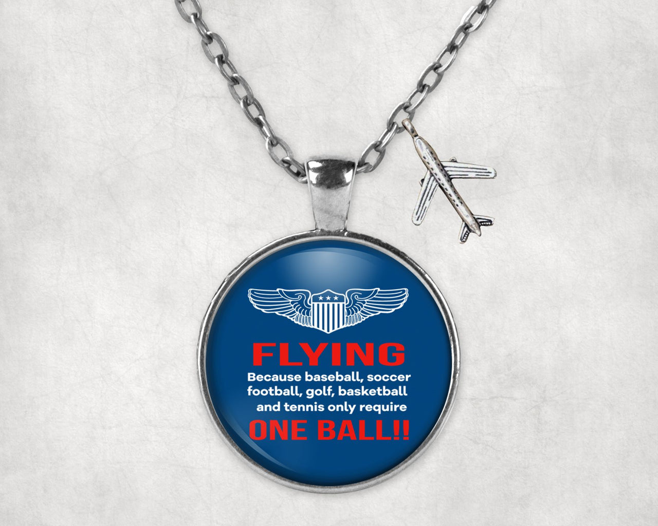 Flying One Ball Designed Necklaces