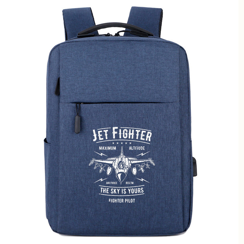 Jet Fighter - The Sky is Yours Designed Super Travel Bags