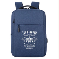 Thumbnail for Jet Fighter - The Sky is Yours Designed Super Travel Bags