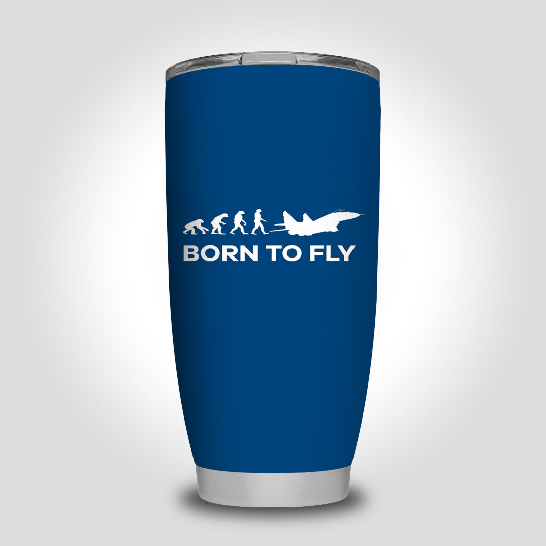 Born To Fly Military Designed Tumbler Travel Mugs