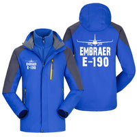 Thumbnail for Embraer E-190 & Plane Designed Thick Skiing Jackets