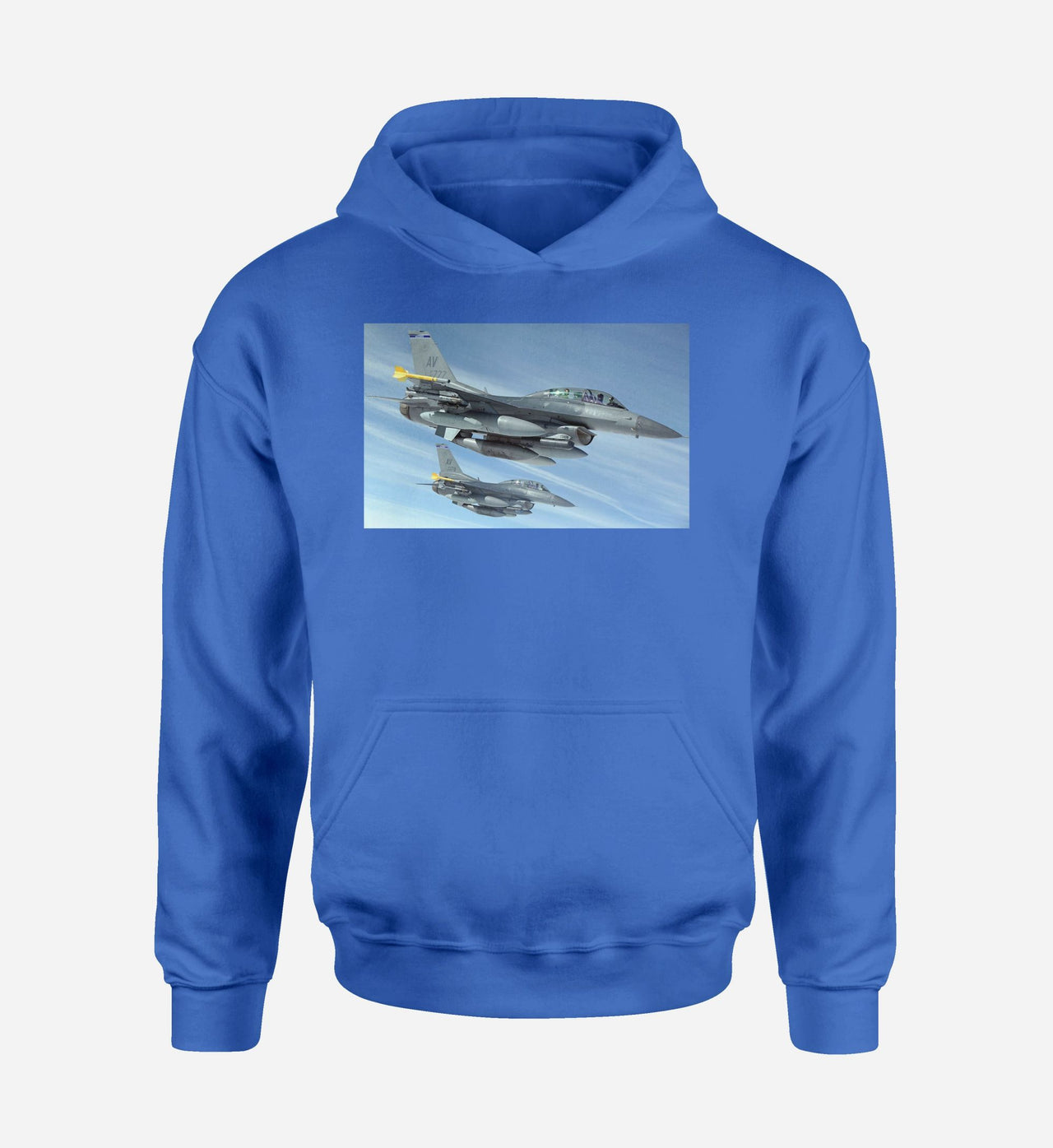 Two Fighting Falcon Designed Hoodies