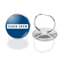 Thumbnail for Cabin Crew Text Designed Rings