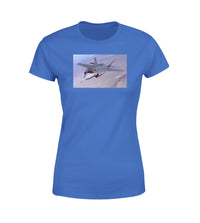 Thumbnail for Fighter Jet 35 Captured in the Air Designed Women T-Shirts